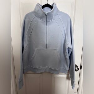 Blue Half Zip Sweater